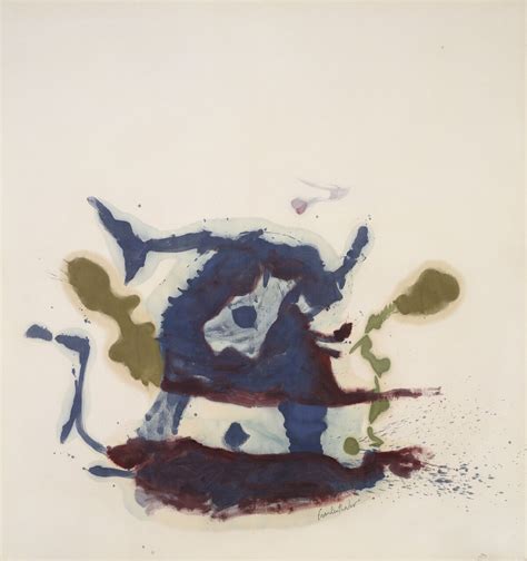 Acervo Da Tate Recebe Sua Primeira Pintura De Helen Frankenthaler Uma