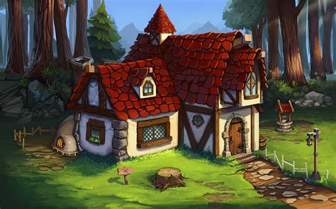 Artstation Fairytale Cottage