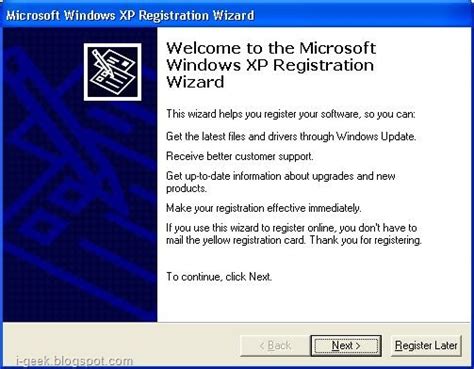Geeklog Ultimate Geek Knowledge How To Activate Windows Xp