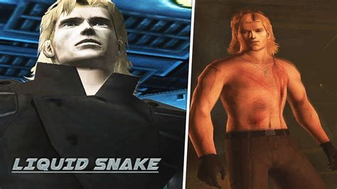All Liquid Snake Bossfights Cutscenes And Encounter Metal Gear Solid