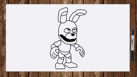 How To Draw Adventure Plushtrap Fnaf4 World Easy Drawing Step By Step