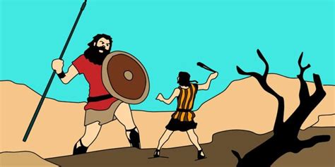 David Y Goliat Relato Bíblico Para Niños