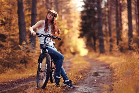 Teen Girl On Bike Stock Photo By ©xload 87201266