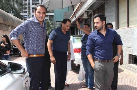 Photos Mohammad Azharuddin With His Son And Emraan Hashmi At The