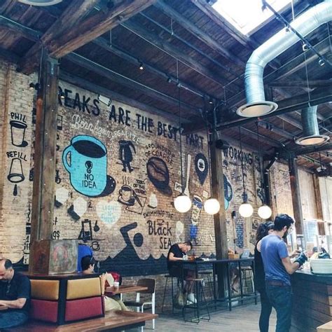 Mural Cafe Coffee Coffee Shop Design Coffee Shops Interior Bar