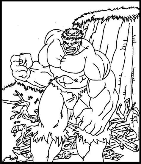 Hulk Online Coloring Pages 5