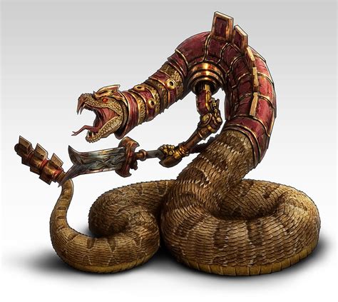 Rattlesnake Warrior By Saeed Jalabi Fantasy D Cgsociety