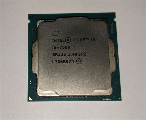 Intel Core I5 7500 Sr355 Lga1151 Cpu Processor I5 7500 340ghz · 7349