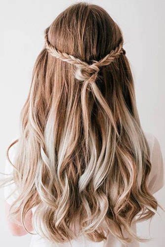 Debating whether you should wear your hair up or down for prom? Try 42 Half Up Half Down Prom Hairstyles | LoveHairStyles.com