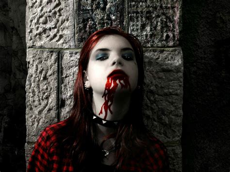 Fantasy Artwork Art Dark Vampire Gothic Girl Girls