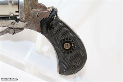 German Proofed Antique Folding Trigger Pinfire Revolver