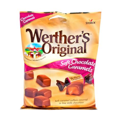 Storck Werthers Original Soft Chocolate Caramels 100g Chocolate Bags