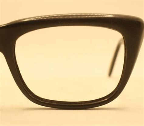 vintage 1960s black eyeglass gem