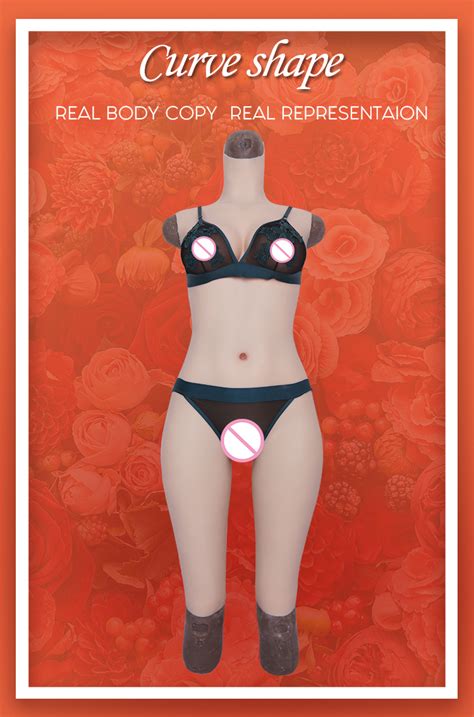 Solid Five Points D Cup Body Suit With Artificial Vagina Silicone