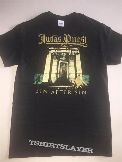 Judas Priest Sin After Sin Tshirtslayer Tshirt And Battlejacket Gallery
