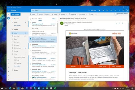 Microsofts One Outlook Email Client May Arrive In Preview This