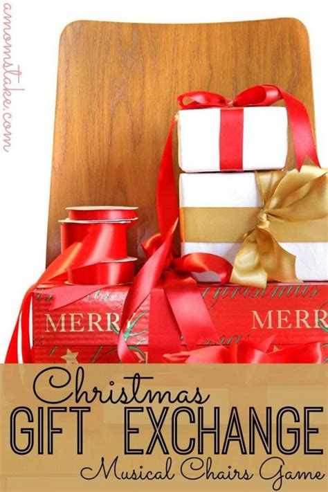 Fun ideas for christmas gift exchange. Musical Chairs Gift Exchange Game - A Mom's Take