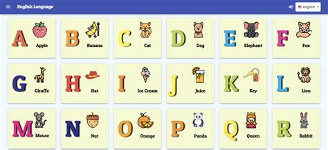 Easy To Learn English Alphabet