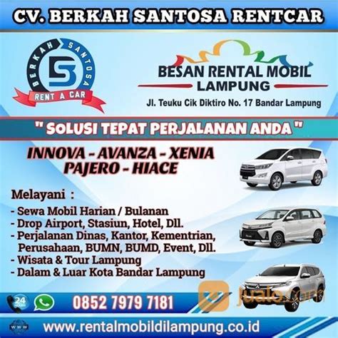 Detail Spanduk Rental Mobil Koleksi Nomer