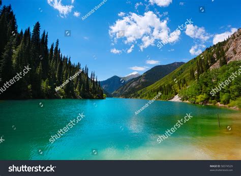 Landscape With Beautiful Mountain Lake Stock Photo 58374529 Shutterstock