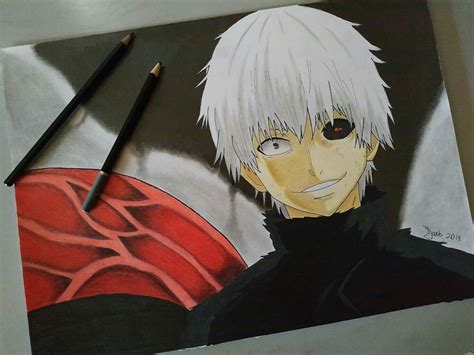 One Of My Best Drawing That I Did For Tokyo Ghoul How Would You Rate My Drawing Of Kaneki