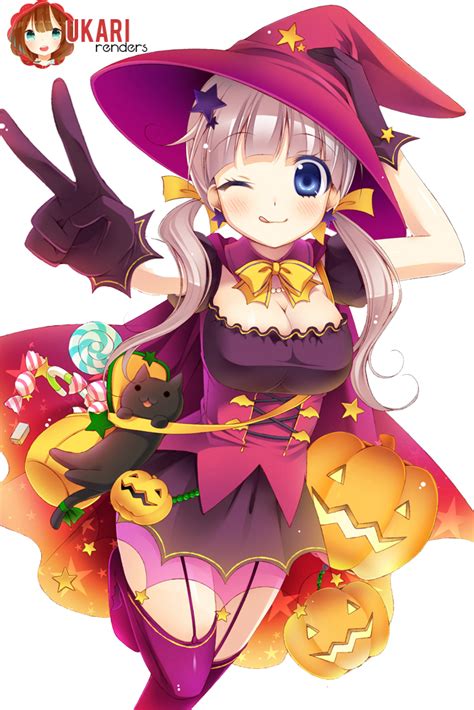Halloween Anime Render By U Kari On Deviantart