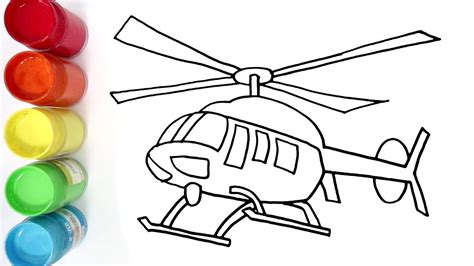 Mewarnai pesawat helikopter bunda tika. Kumpulan gambar untuk Belajar mewarnai: gambar helikopter untuk mewarnai anak tk