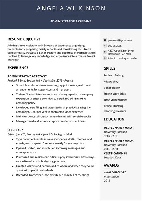 How To Make An Ats Friendly Resume 5 Ats Resume Templates