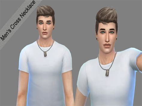 The Sims Resource Mens Cross Necklace