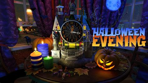 Halloween Evening 3d Live Wallpaper And Screensaver Youtube