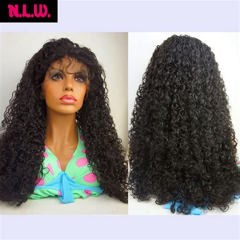 10000 Unprocessed Brazilian Virgin Hair Curly Lace Front Wig Glueless Full Lace Human Hair Wigs