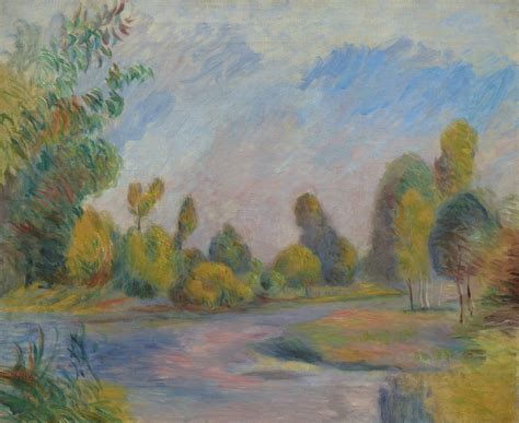Pierre Auguste Renoir 1841 1919 Au Bord De La Rivière Christies