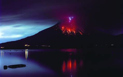 Sakurajima Volcano Eruption Lava Natural Disaster Japan Wallpaper Sexiz Pix