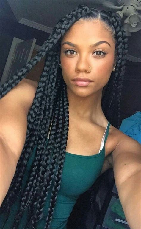 Include some verse to your poetic justice pigtails by styling it as much as a bun. 15 Photo of Poetic Justice Braids Hairstyles