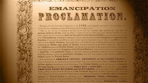 Emancipation Proclamation On Display In Nashville