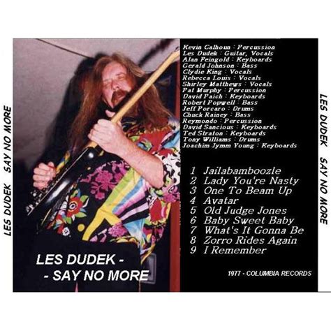 Say No More Les Dudek Mp3 Buy Full Tracklist