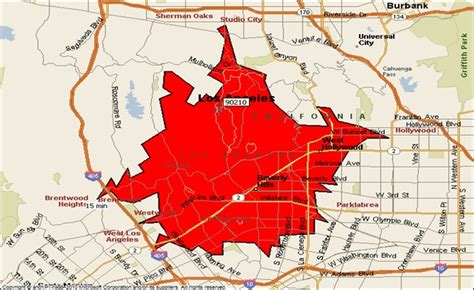 90210 Zip Code Map Map Of Western Hemisphere