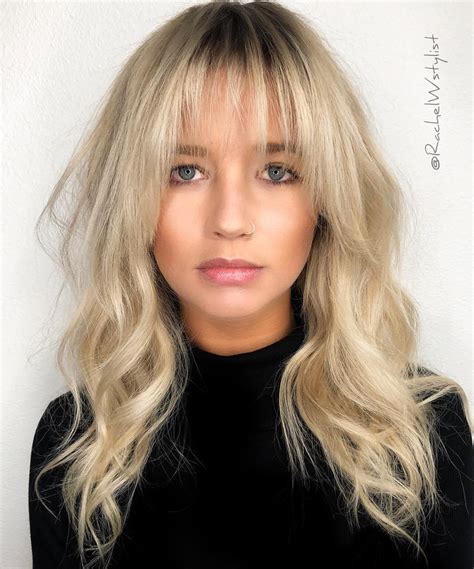 Beautiful blonde hair for beautiful people. 35 Instagram Popular Ways to Pull Off Long Hair with Bangs ...
