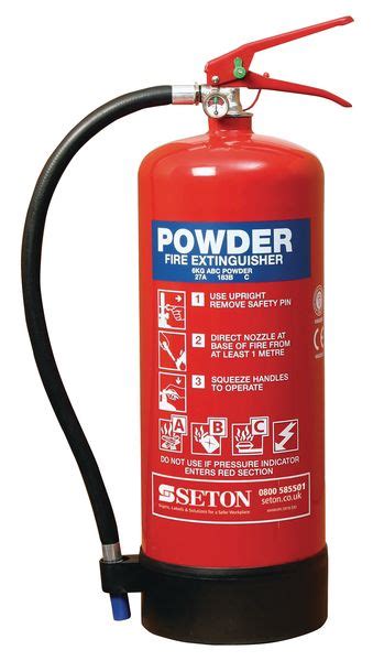 30 days after your order. Seton ABC Powder Fire Extinguisher | Seton UK