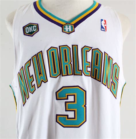 Photo is a little dark in quality for whatever reason. 2005-06 Chris Paul Prototype Team-Issued New Orleans ...