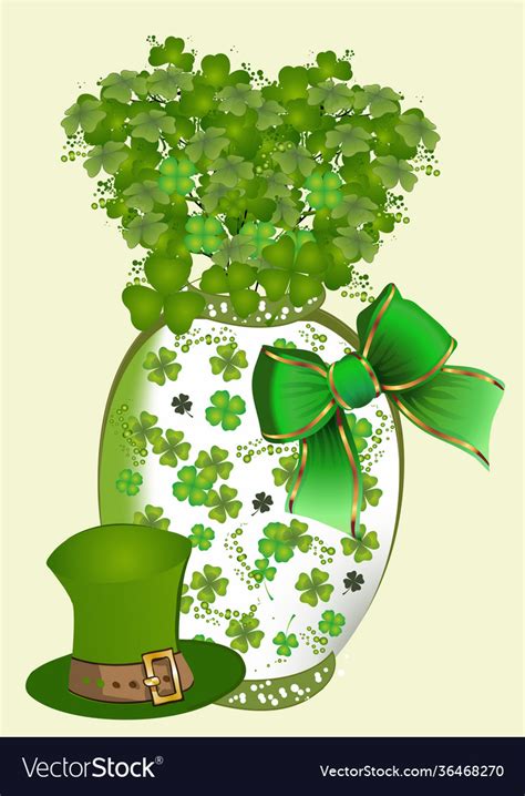 Saint Patricks Day Composition Royalty Free Vector Image