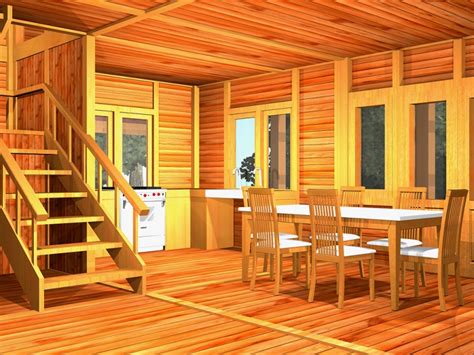 model desain rumah kayu minimalis  sederhana berbagai interior