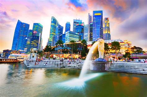 Wallpaper : city, cityscape, night, Singapore, Asian architecture ...