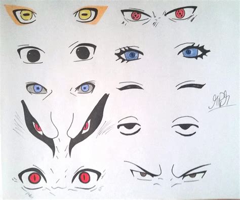 Different Naruto Eyes By Thehandle18 On Deviantart