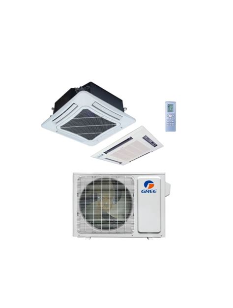 Gree Btu Seer Ductless Mini Split Ac Way Ceiling Cassette