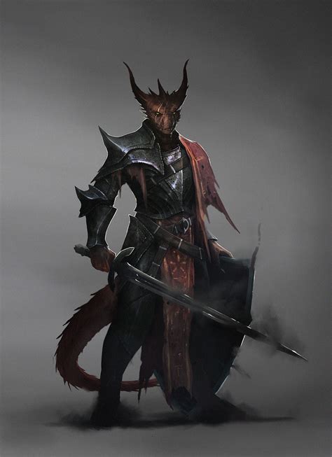 Artstation Dragonborn Matias Trabold Rehren Concept Art Characters Dungeons And Dragons