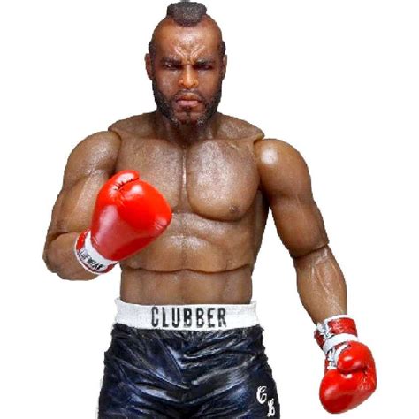 Boneco Rocky 3 Clubber Lang Short Preto Mr T Rocky Iii Series 1 Neca