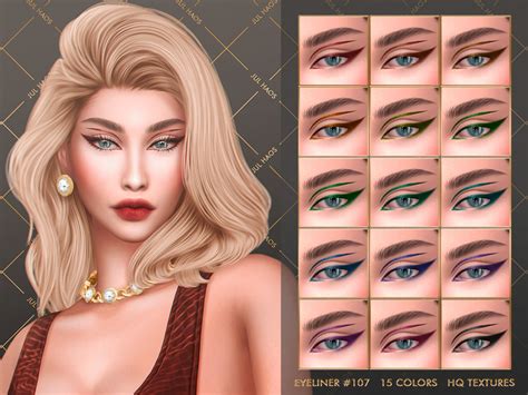 The Sims Resource Eyeliner 107