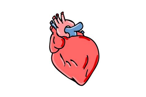Human Heart Cartoon Creative Daddy