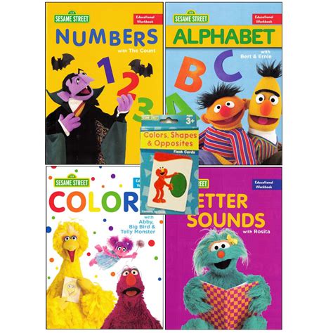 Sesame Street Educational Flash Cards Learning Education Toy